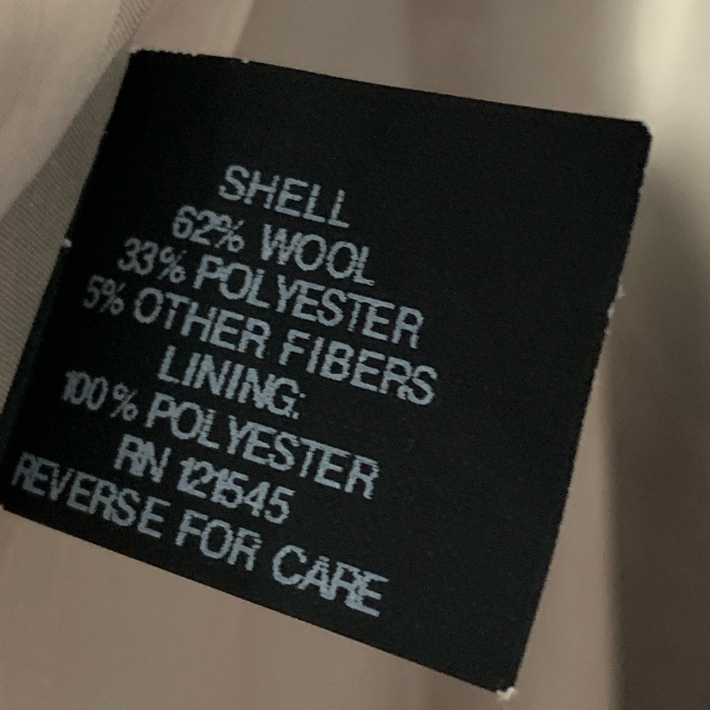 London Fog Women's Classic Gray Peacoat - Picture 6 of 9